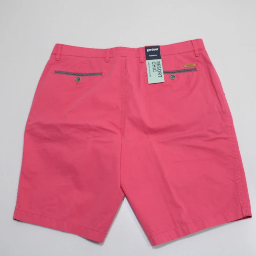 Gardeur NWT Bermuda / Casual Shorts Size 36 US Modern Fit in Pink 100% Cotton